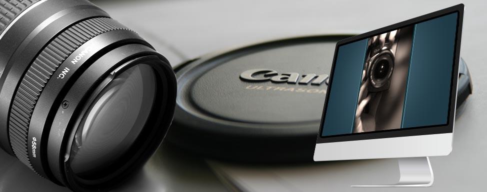 On iMac computer screen - 'Look Into My Eyes' - © Serafin